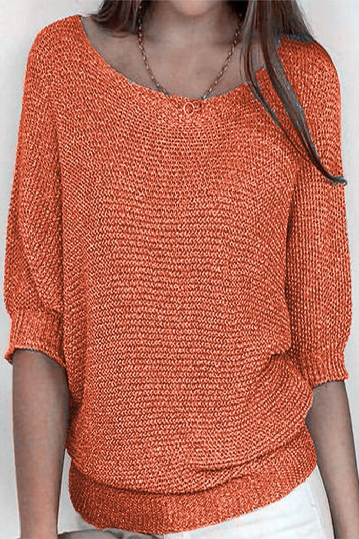 Bellamy | Batwing Sleeve Knit Sweater Loose Fit