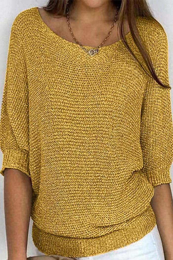 Bellamy | Batwing Sleeve Knit Sweater Loose Fit