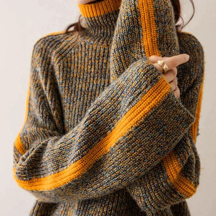 Women’s Elegant Knit Sweater Soft Warm Jumper for Autumn and Winter