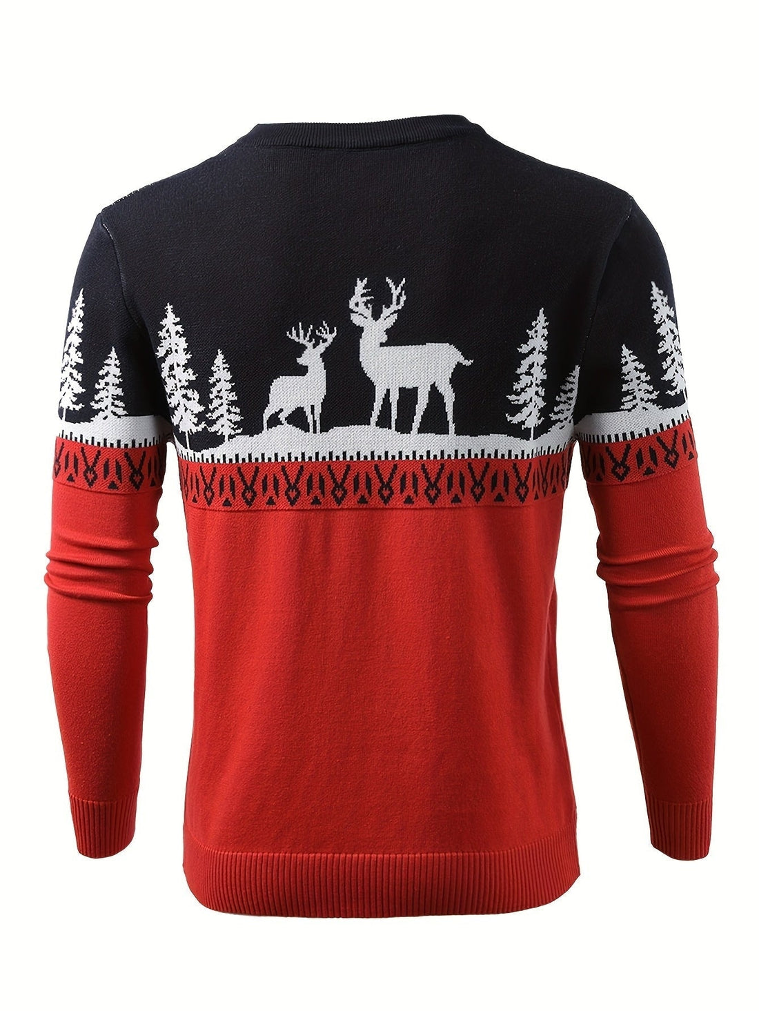 Julian | Men's Reindeer Print Christmas Sweater
