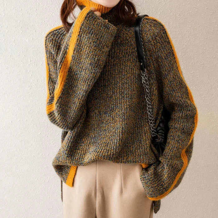 Women’s Elegant Knit Sweater Soft Warm Jumper for Autumn and Winter