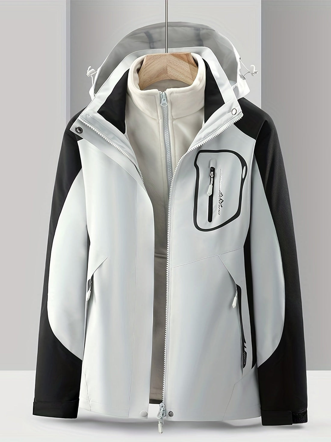 3-in-1 Waterproof Jacket - Nora-Pink-XS-Nora Luxe