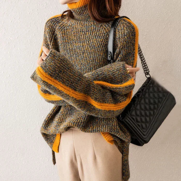 Women’s Elegant Knit Sweater Soft Warm Jumper for Autumn and Winter