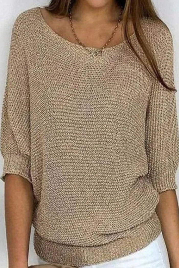 Bellamy | Batwing Sleeve Knit Sweater Loose Fit