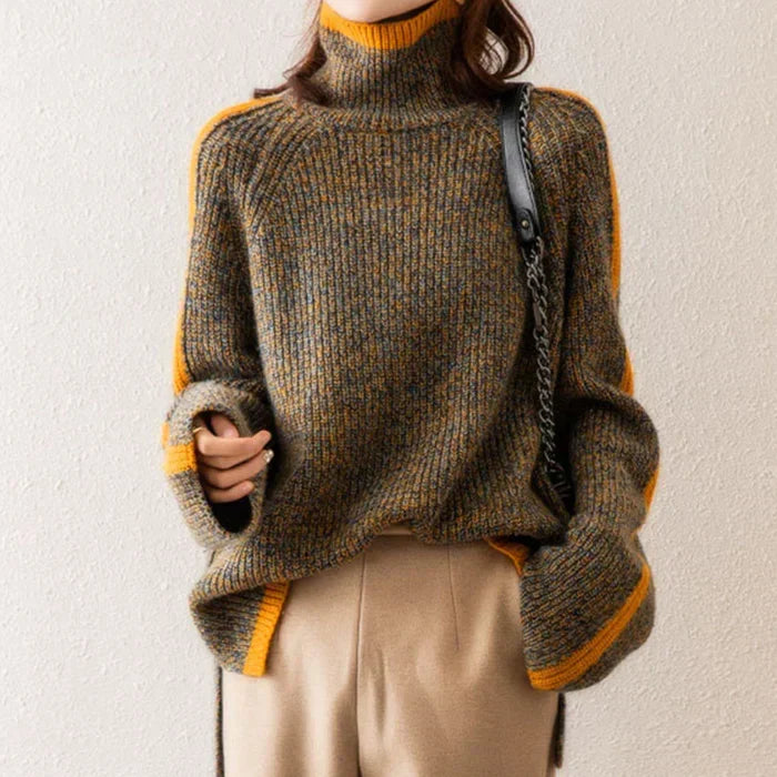 Women’s Elegant Knit Sweater Soft Warm Jumper for Autumn and Winter