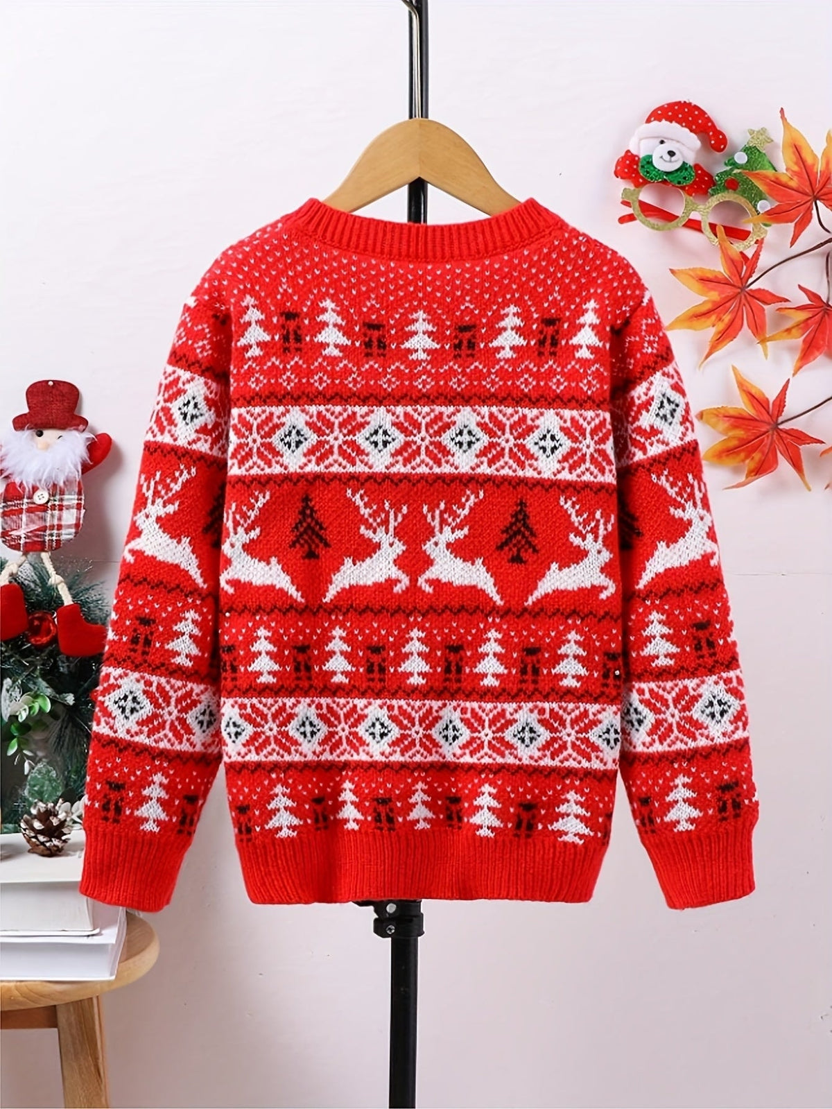 Benjamin | Reindeer Knit Christmas Sweater