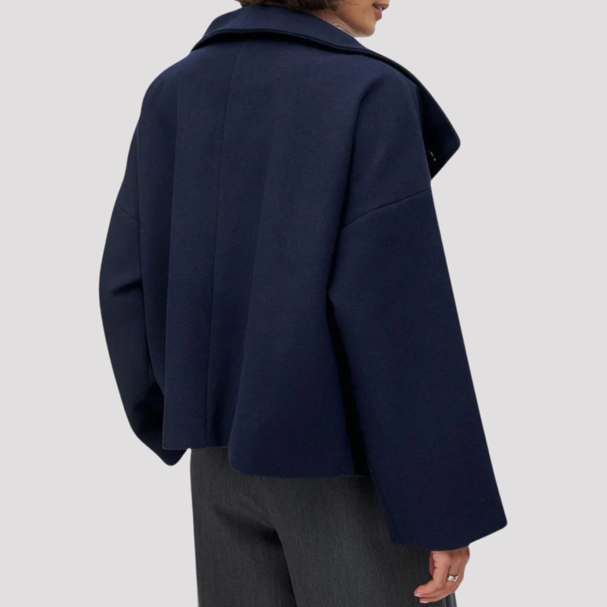 Natalie | Women's Oversized Double Breasted Peacoat