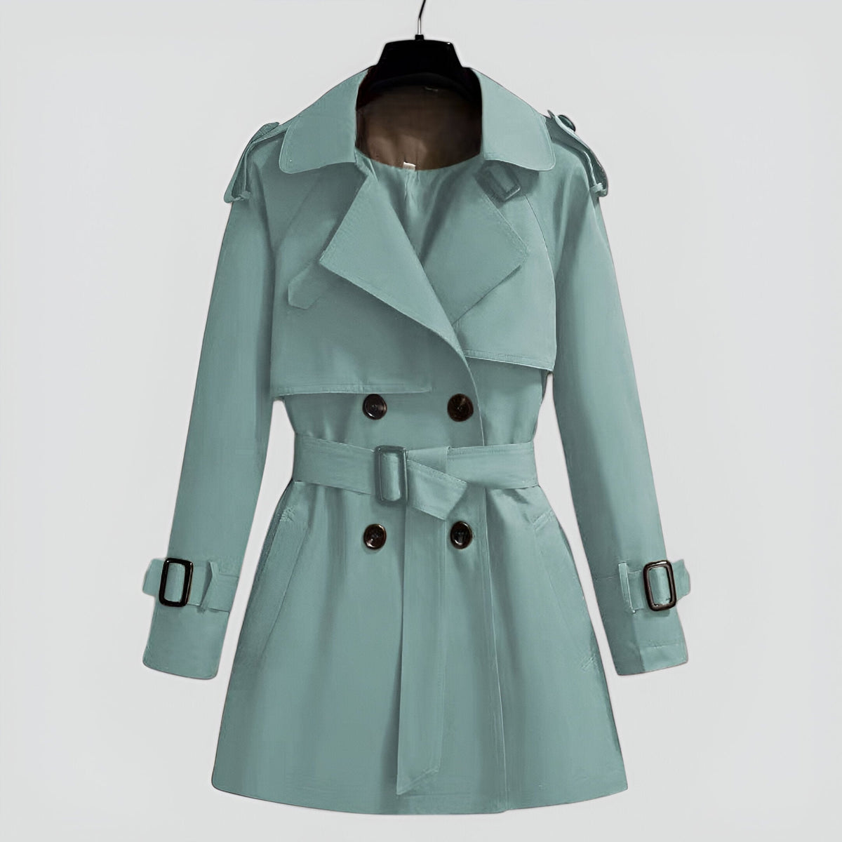 Opaline | Women's Double Breasted Belted Trench Coat