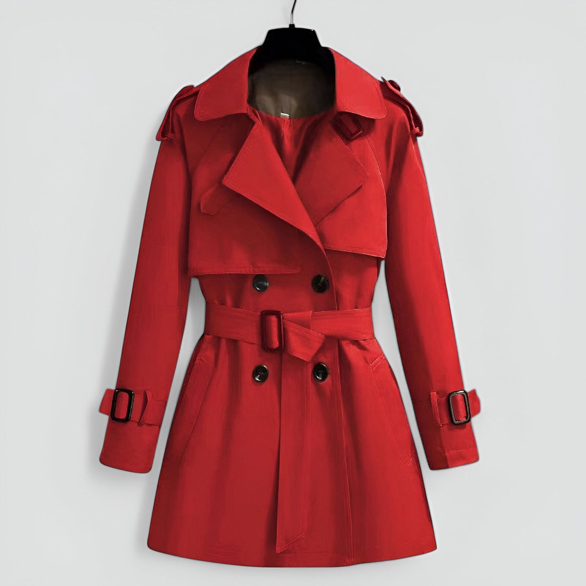 Opaline | Women's Double Breasted Belted Trench Coat