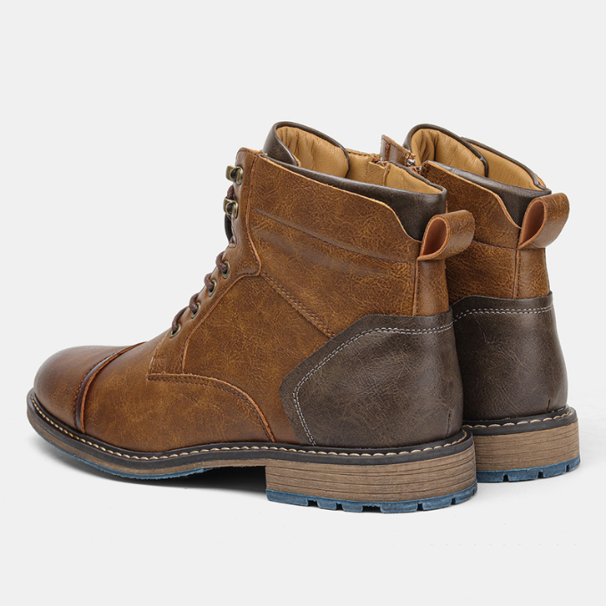 Nash | Men's Cap Toe Lace Up Boots
