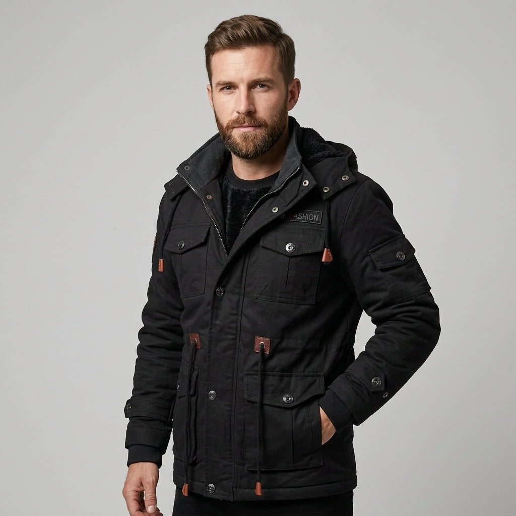 Oliver | Men's Hooded Multi Pocket Field Jacket