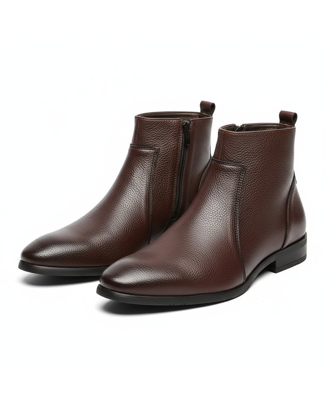 Jude | Men's Leather Zip Up Chelsea Boots