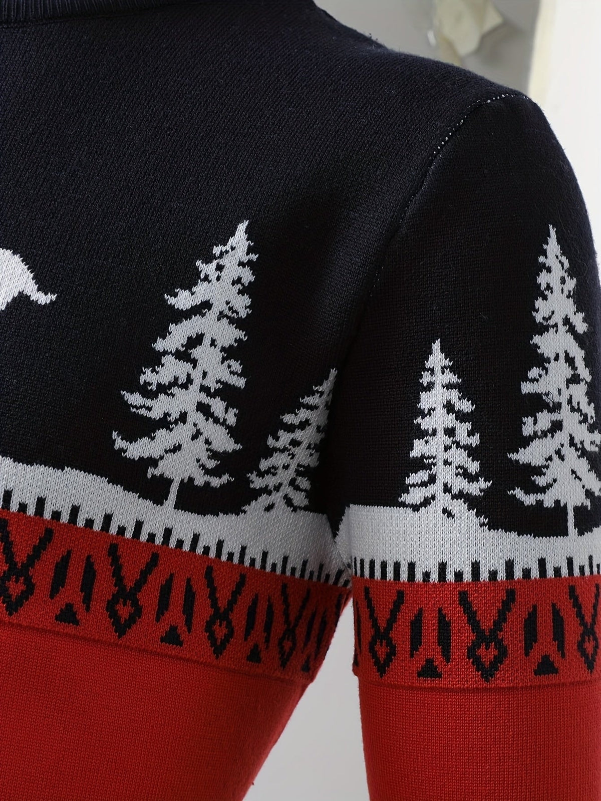 Julian | Men's Reindeer Print Christmas Sweater