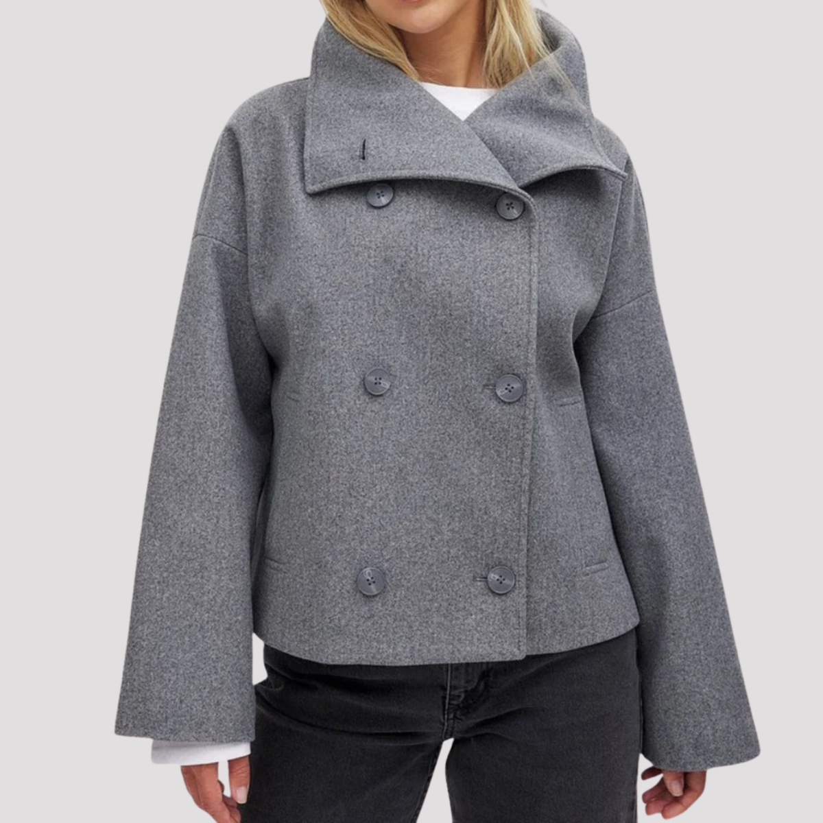 Natalie | Women's Oversized Double Breasted Peacoat