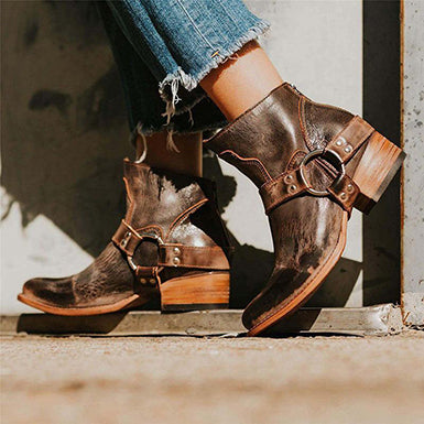 Buckle-Detail Ankle Boot - Jodi