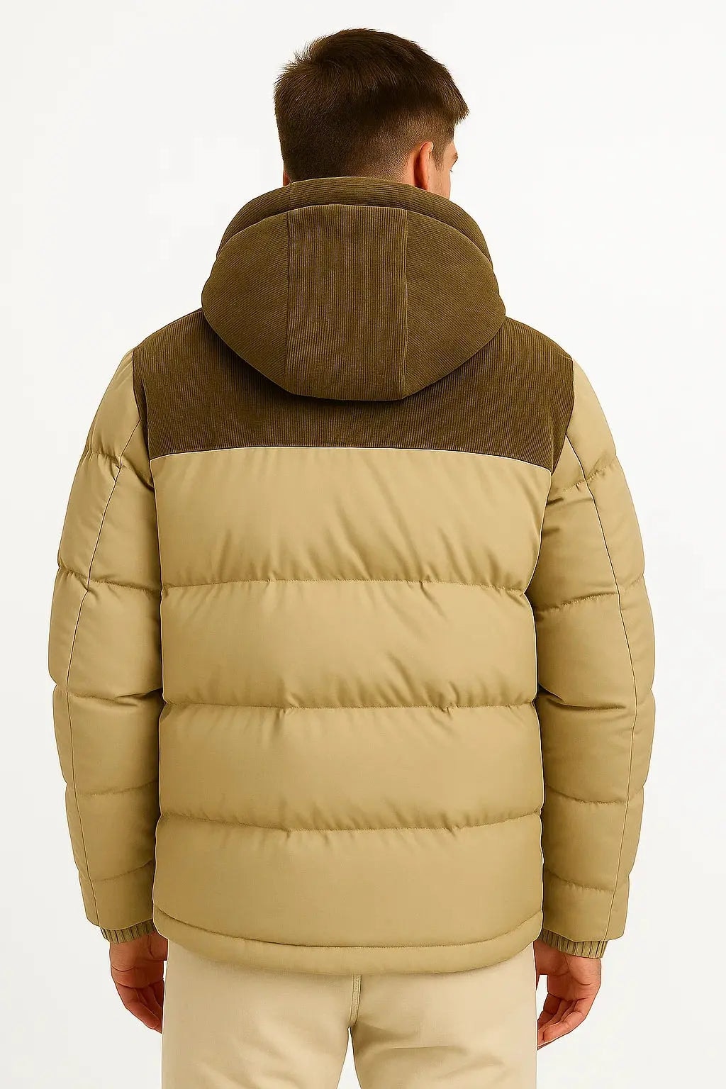 Harrington Oxford | Men's Puffer Jacket Lightweight Insulated with Hood and Pockets Harrington Oxford