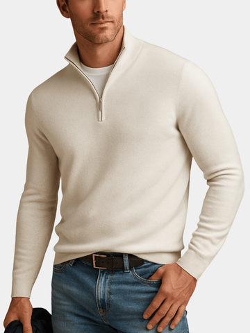Cooper | Men's Quarter Zip Knit Sweater