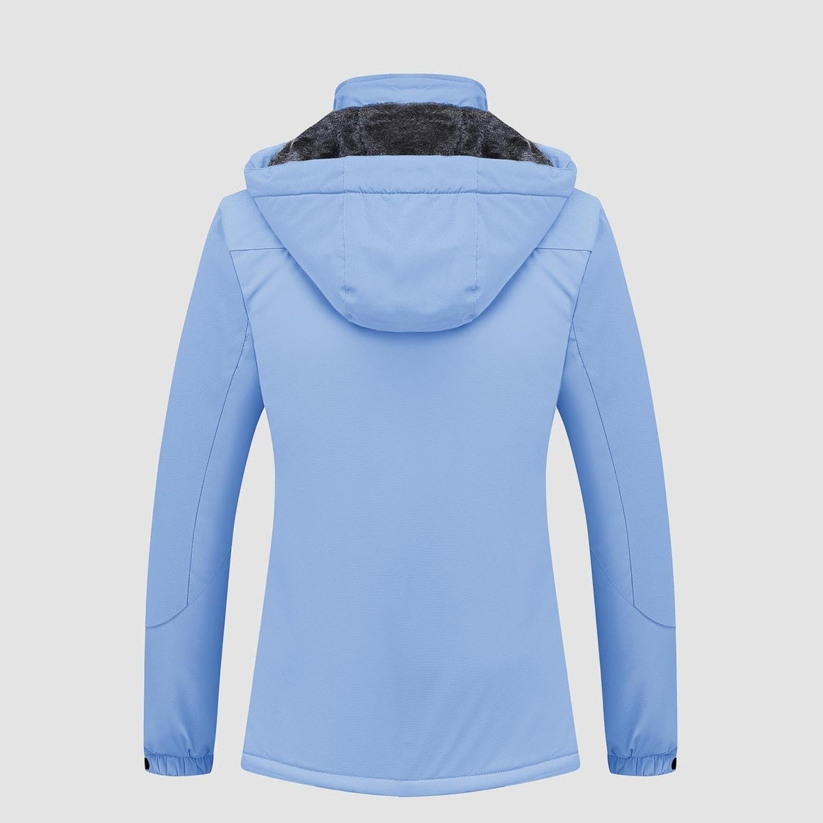 Light Blue MAGCOMSEN Women's Water-Resistant Fleece Ski Jacket with 4 Pockets in #Color_Light Blue