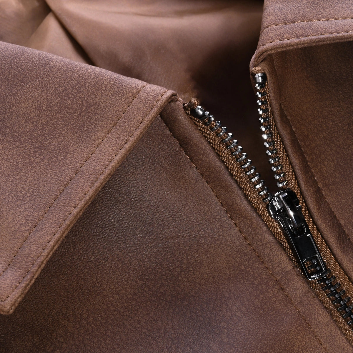 Harrington Oxford | Men's Classic Zipper Leather Jacket Harrington Oxford