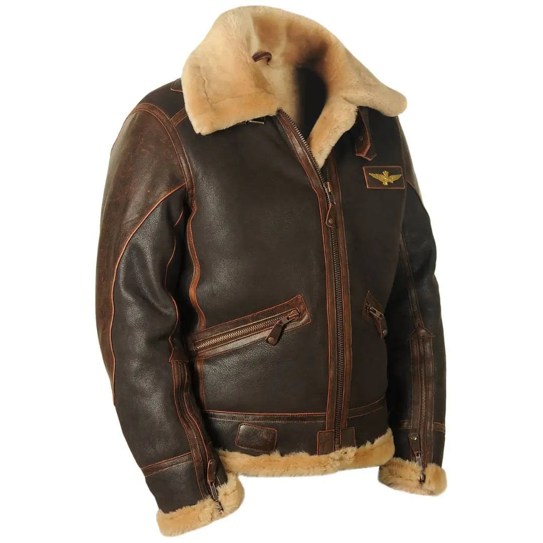 Harrington Oxford | Men’s Fleece-Lined Bomber Jacket with Collar Harrington Oxford