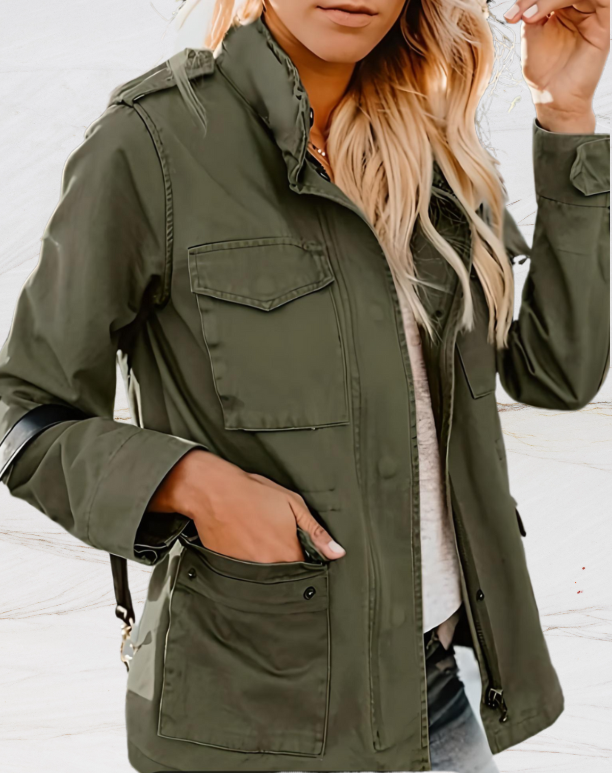 Prairie | Women's Utility Jacket with Pocket Detail