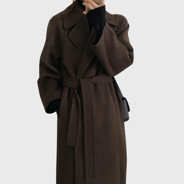Selah | Women's Belted Wool Blend Wrap Coat