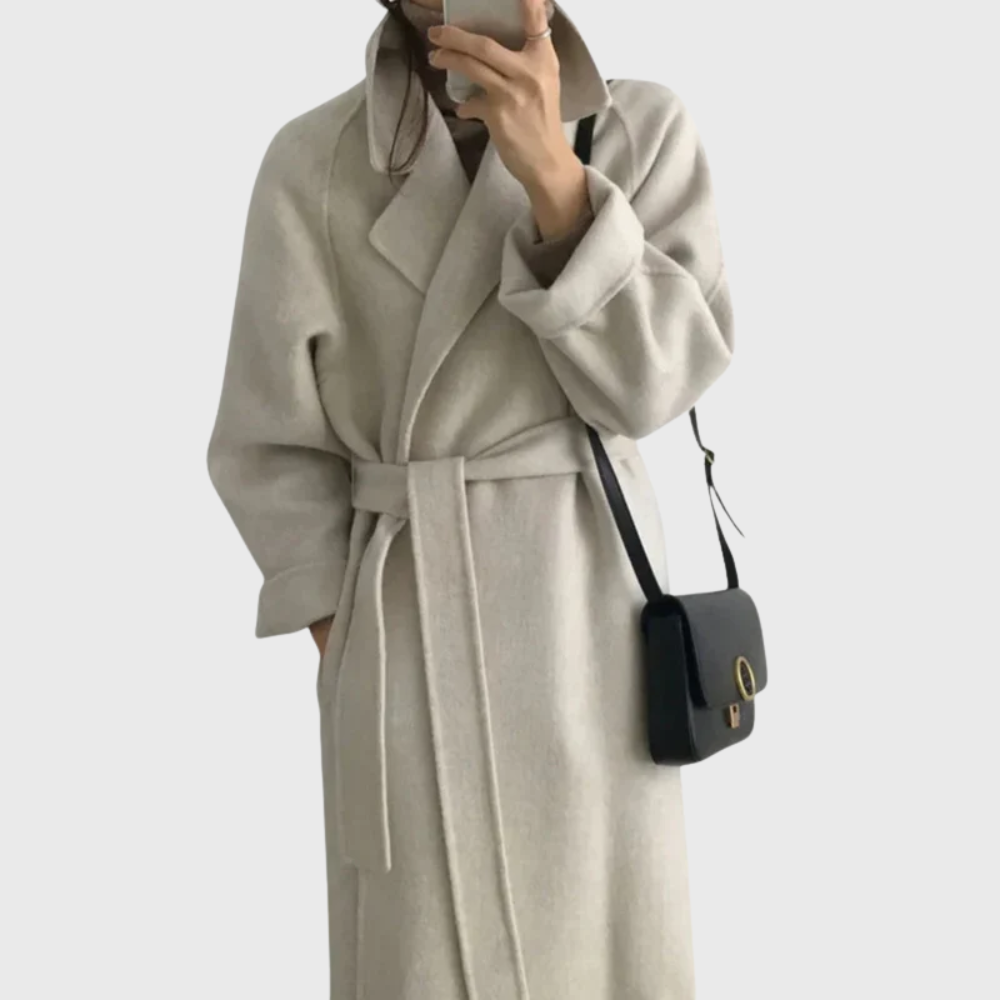 Selah | Women's Belted Wool Blend Wrap Coat