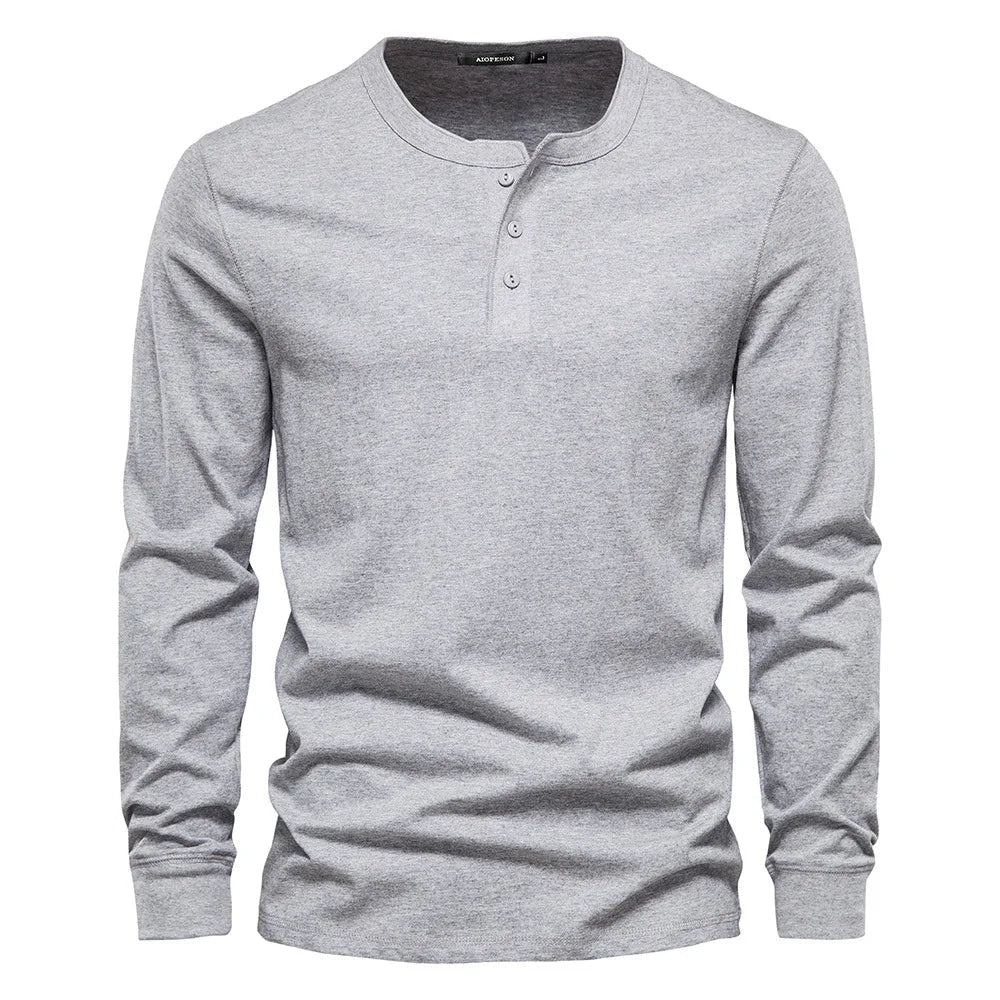 Colt | Men's Long Sleeve Button Henley Shirt