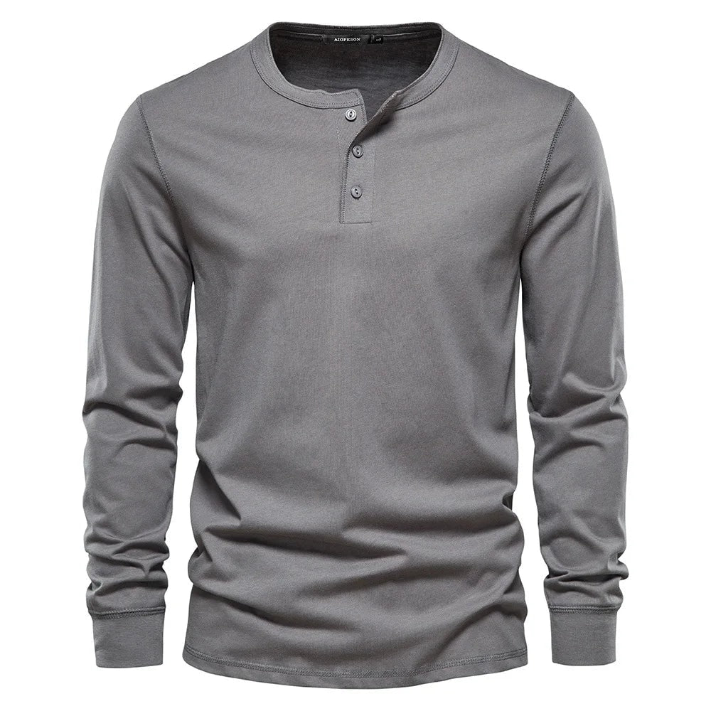 Colt | Men's Long Sleeve Button Henley Shirt