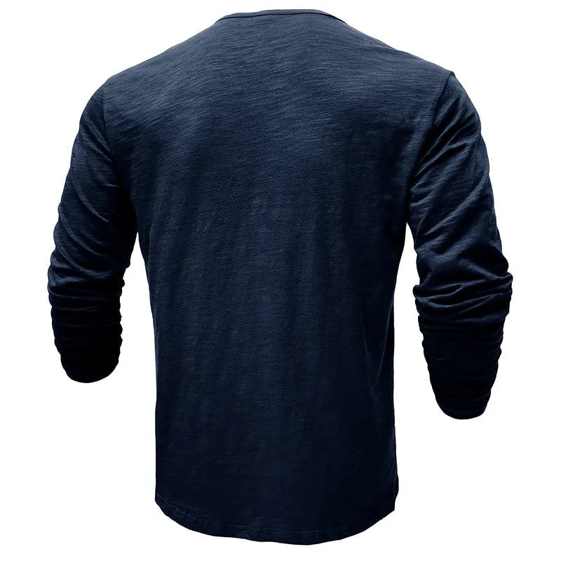 Oscar | Men's Button Front Henley Shirt
