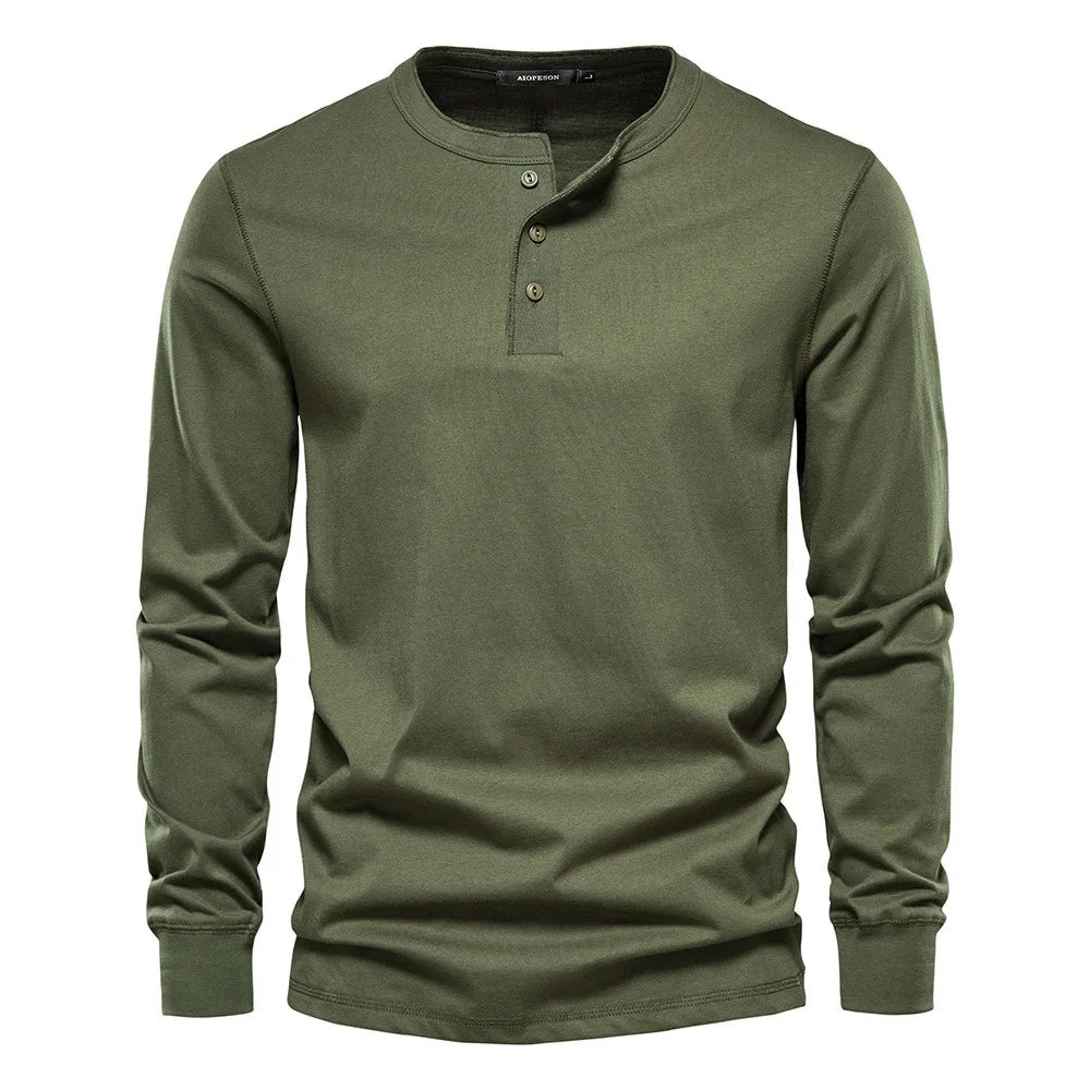 Colt | Men's Long Sleeve Button Henley Shirt