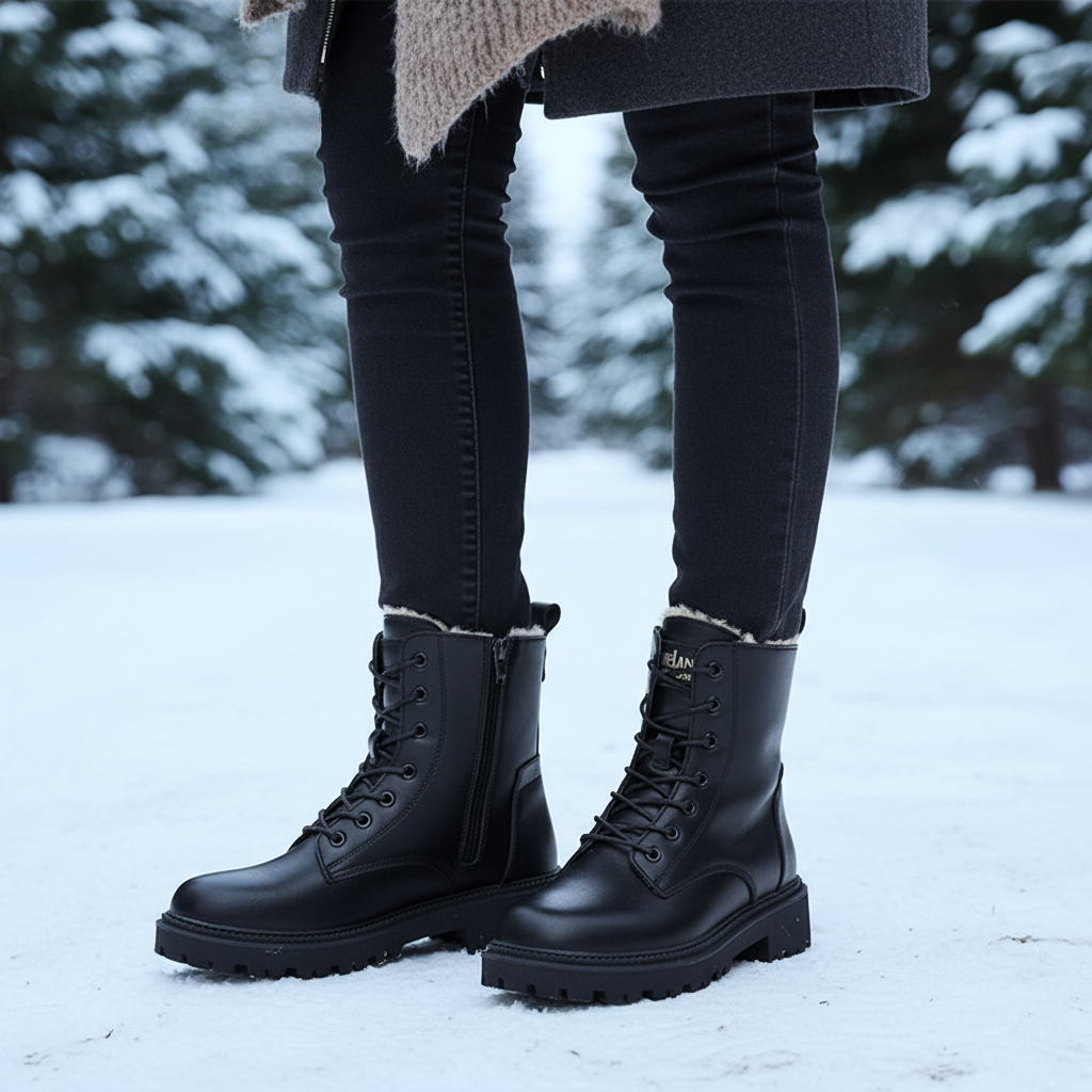 Dacey | Women's Faux Fur Lined Combat Boots