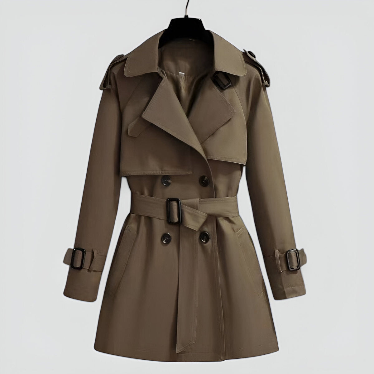 Opaline | Women's Double Breasted Belted Trench Coat