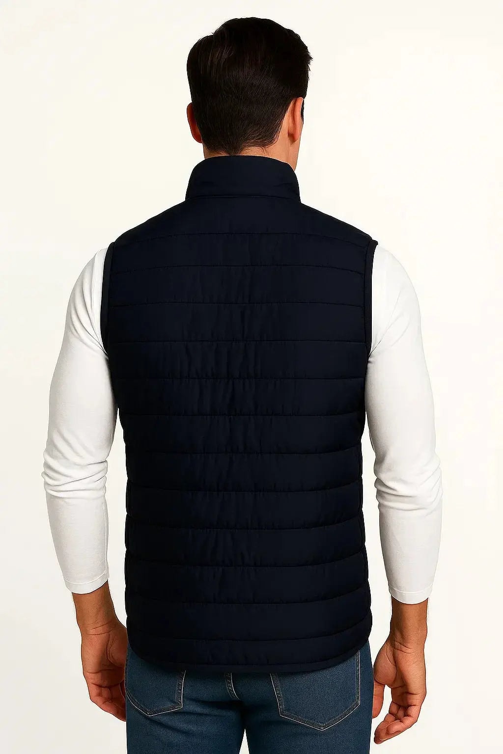 Harrington Oxford | Men's Puffer Vest Cotton-Padded Sleeveless Winter Jacket Harrington Oxford