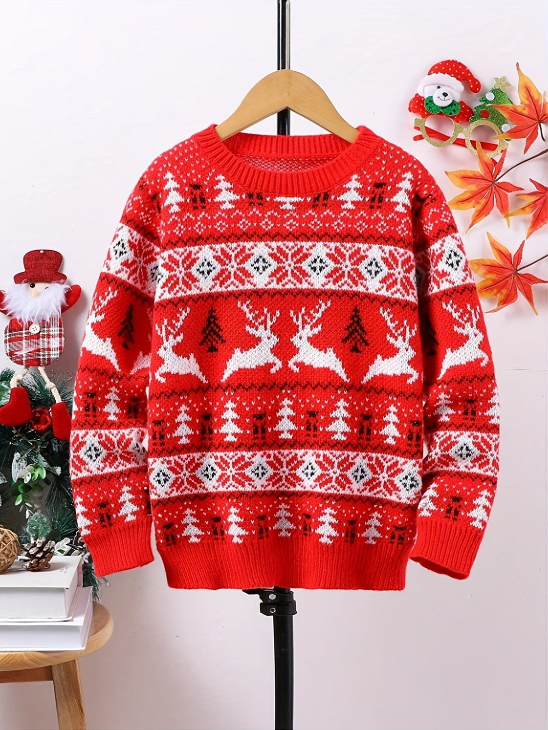 Benjamin | Reindeer Knit Christmas Sweater