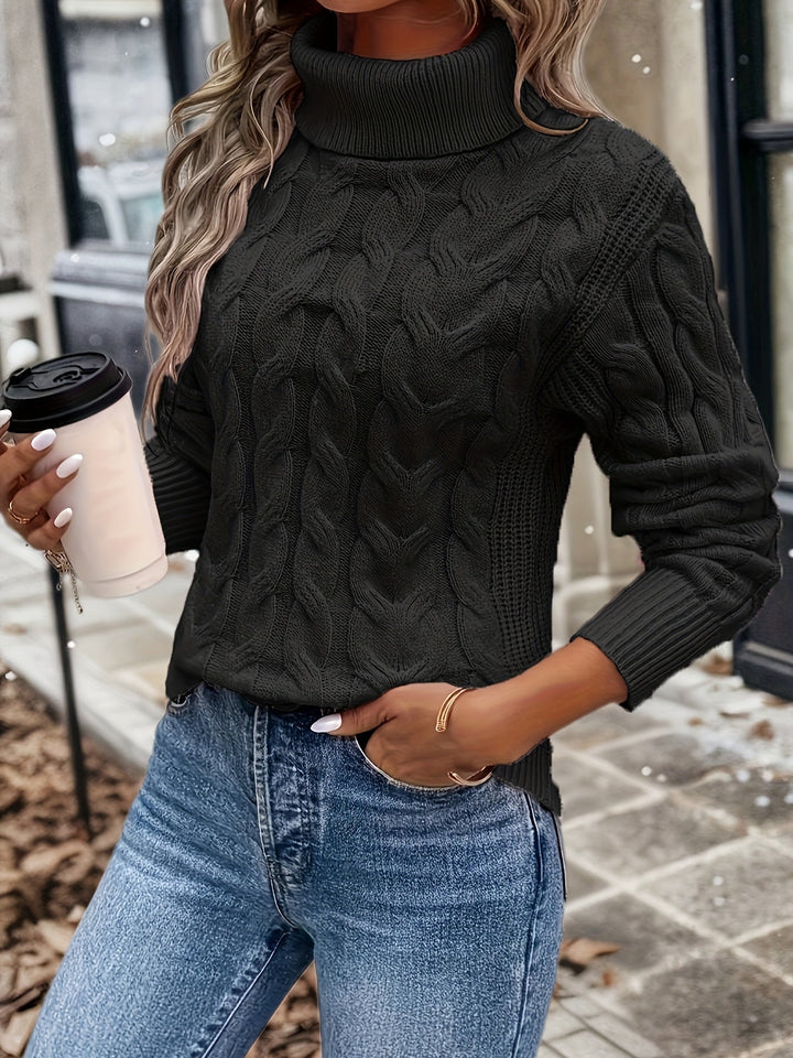 Cable Knit Women's Jumper - Sophia
