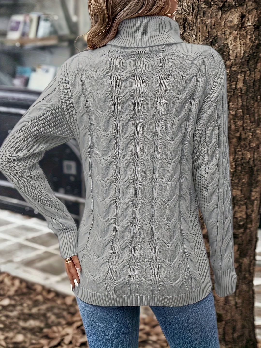 Cable Knit Women's Jumper - Sophia