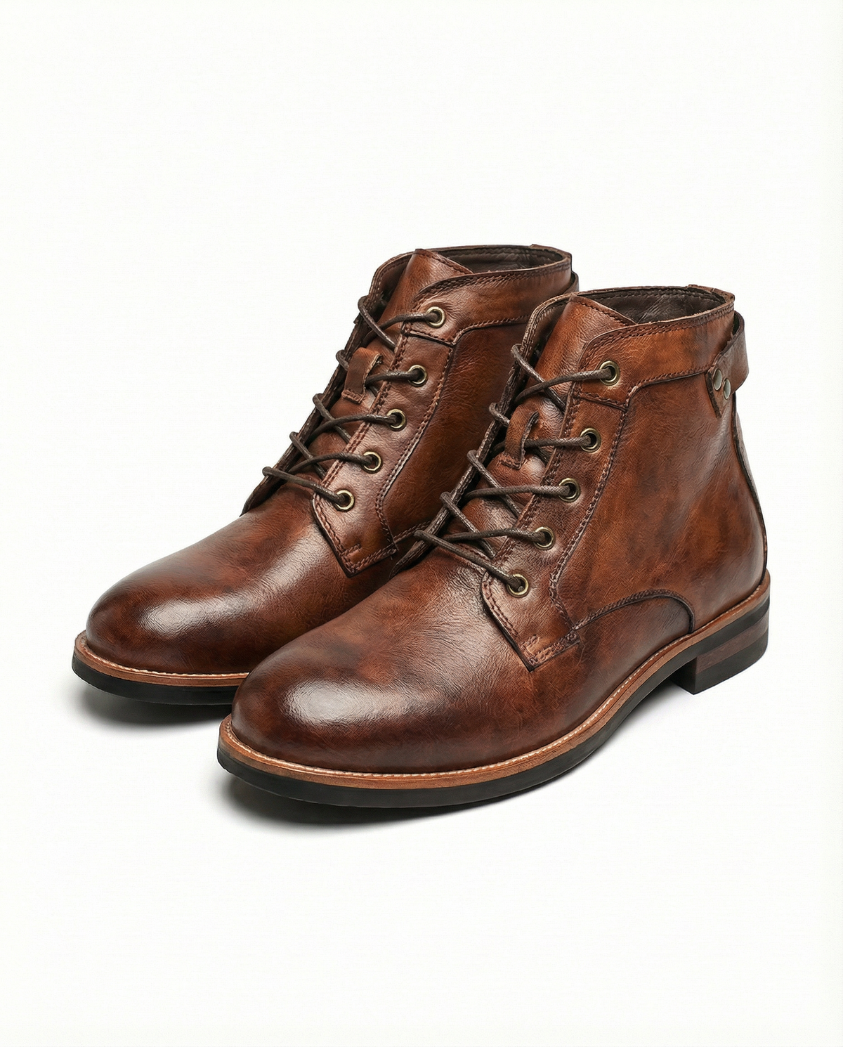 Cian | Men's Leather Lace Up Ankle Boots