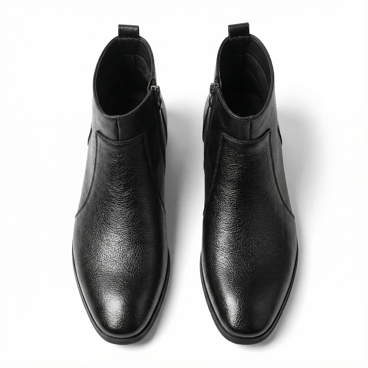 Cody | Men's Leather Chelsea Boots with Zip
