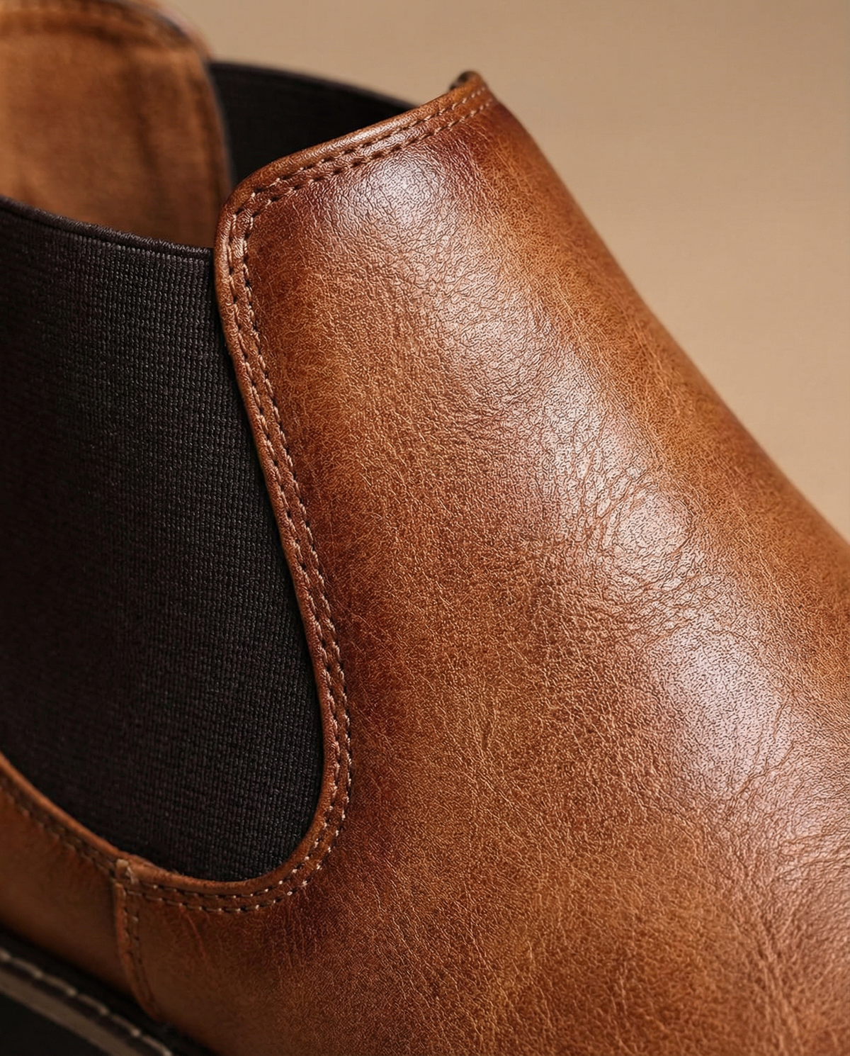 Quinn | Men's Faux Leather Chelsea Boots