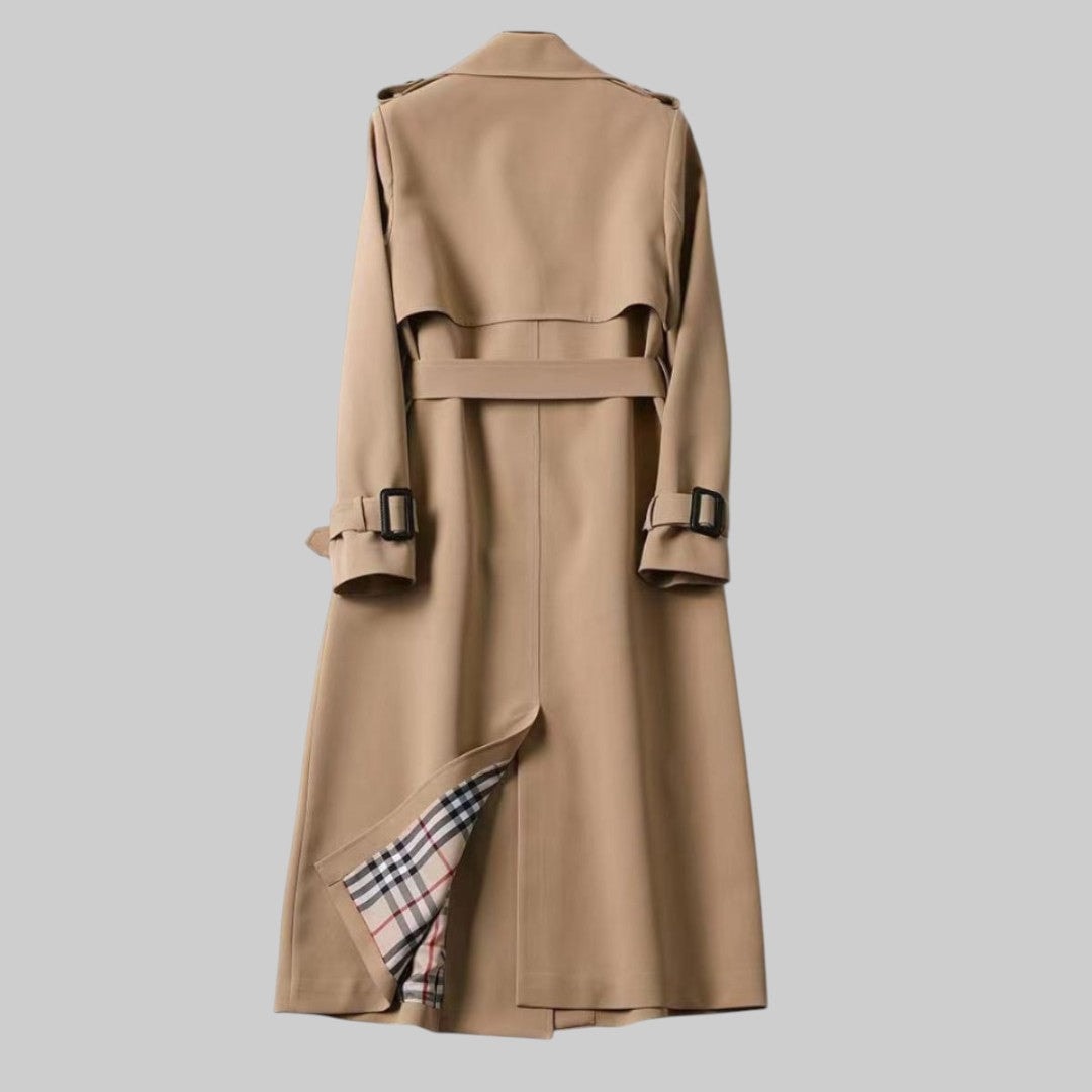Zinnia | Women's Double Breasted Belted Trench Coat