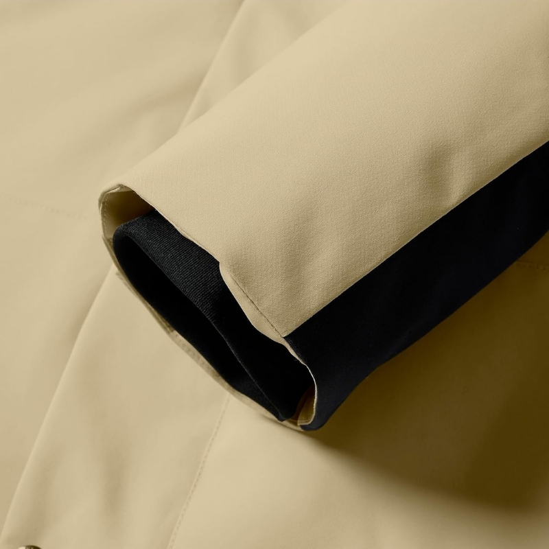 Women's Covered-Zip Hooded Ski Jacket