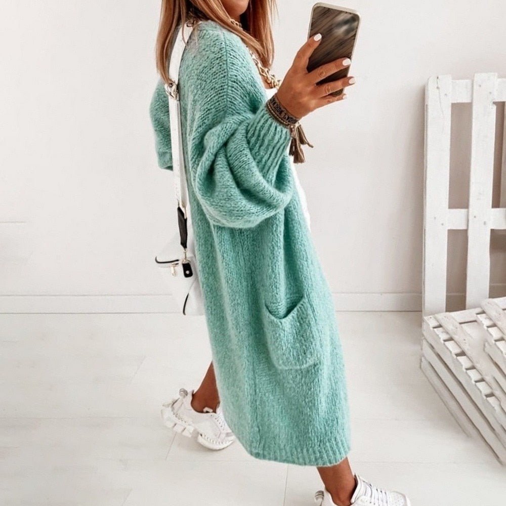 Soft Knit Oversized Women's Cardigan - Sienna