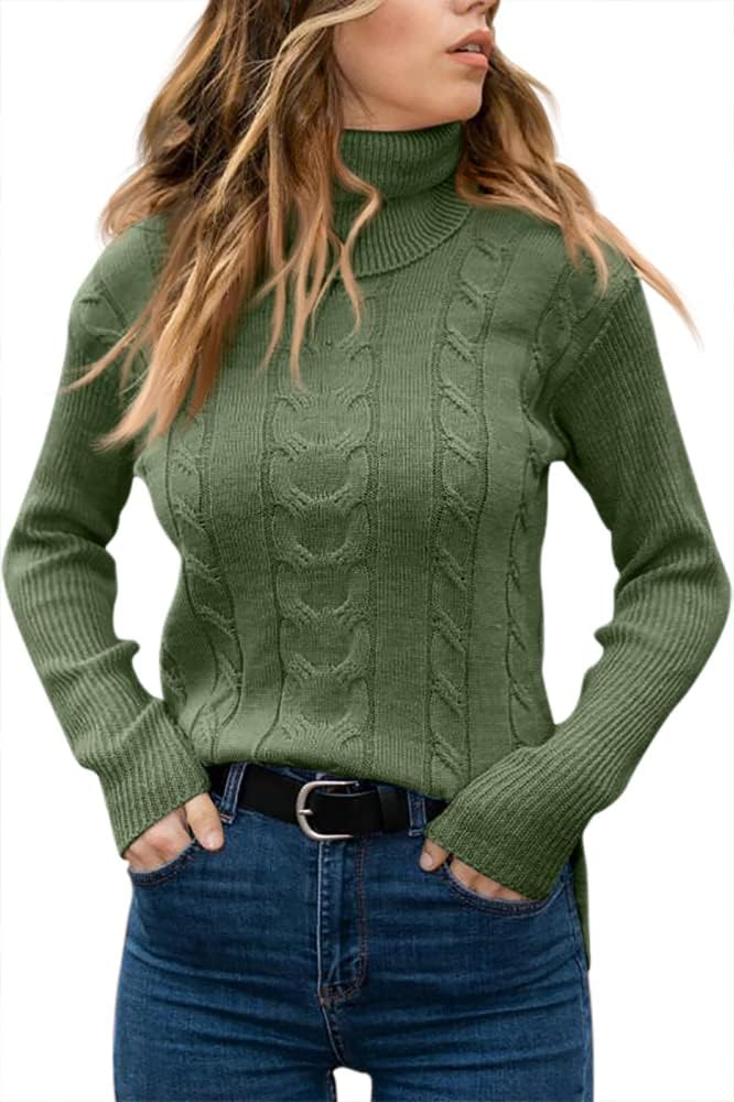 Stylish Knitted Women's Turtleneck - Denise