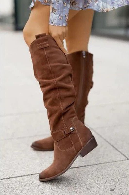 Trendy Ladies' Boots - Bella-Dark green-2.5-Nora Luxe