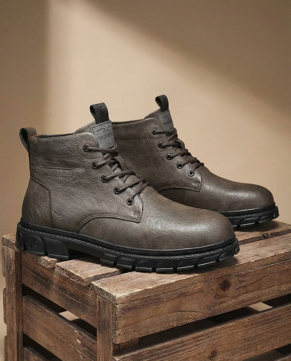 Reed | Men's Lace Up Combat Ankle Boots
