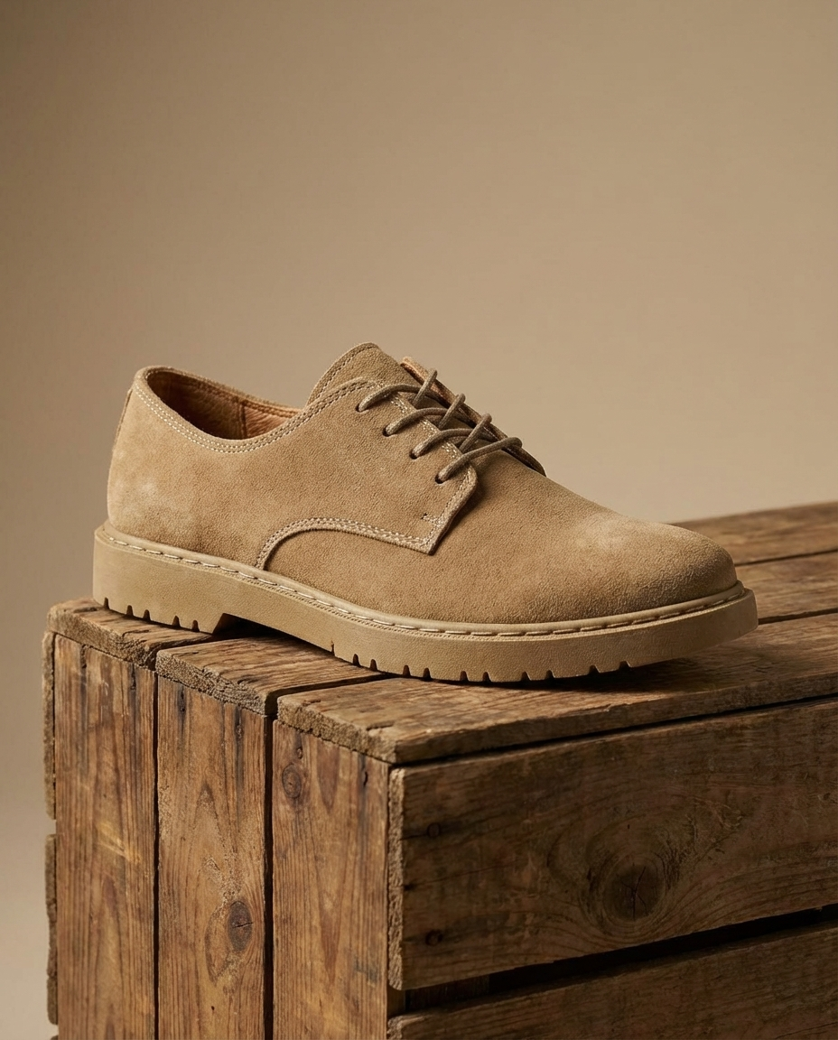 Ronan | Men's Suede Derby Shoes
