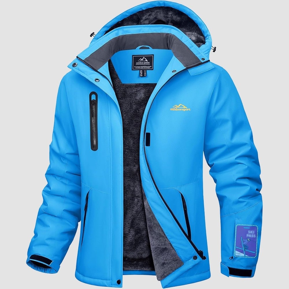 Blue MAGCOMSEN Women's Windproof & Waterproof Snow Ski Winter Jacket in #Color_Blue