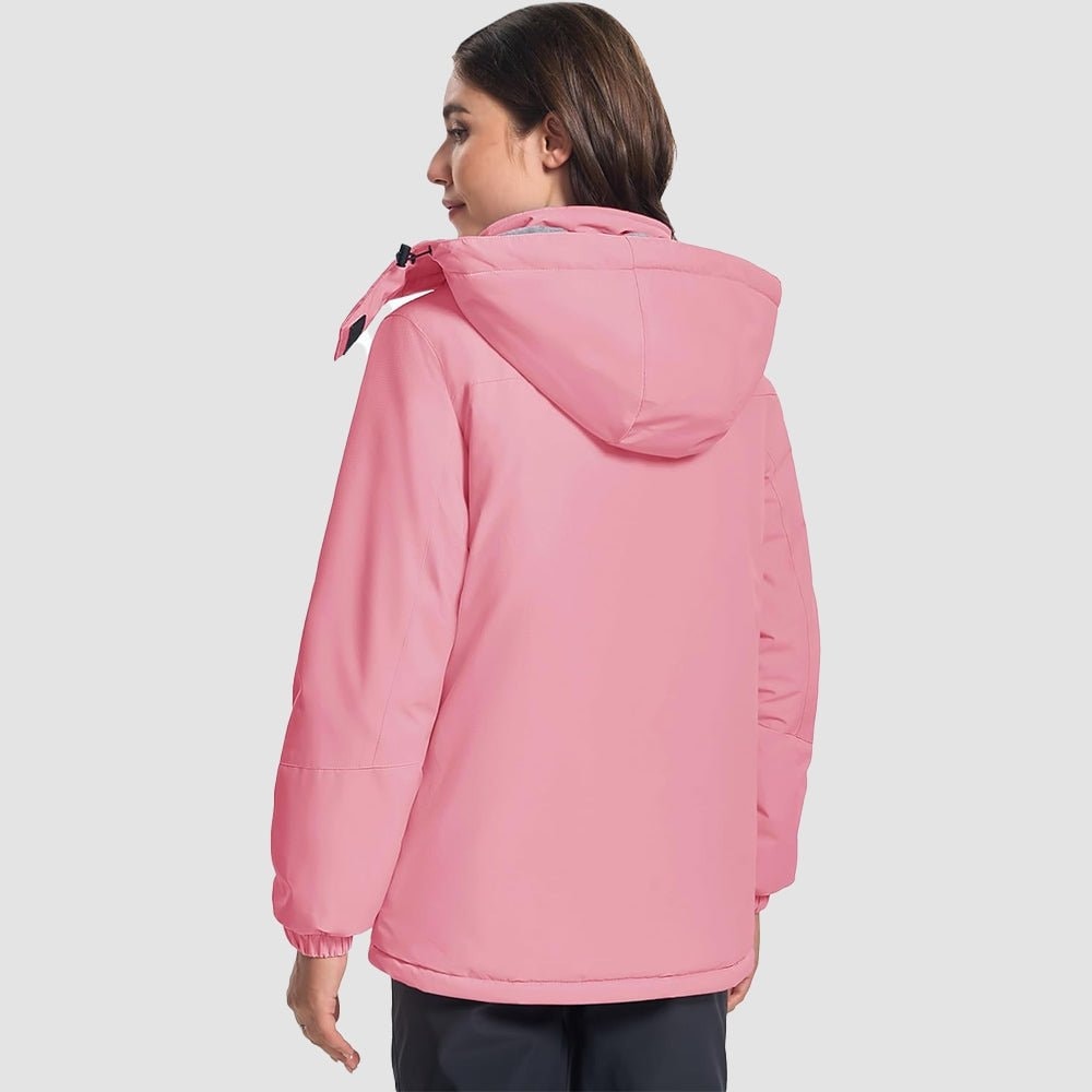Pink MAGCOMSEN Women's Windproof & Waterproof Snow Ski Winter Jacket in #Color_Pink