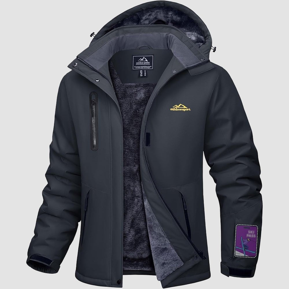 Carbon Grey MAGCOMSEN Women's Windproof & Waterproof Snow Ski Winter Jacket in #Color_Carbon Grey